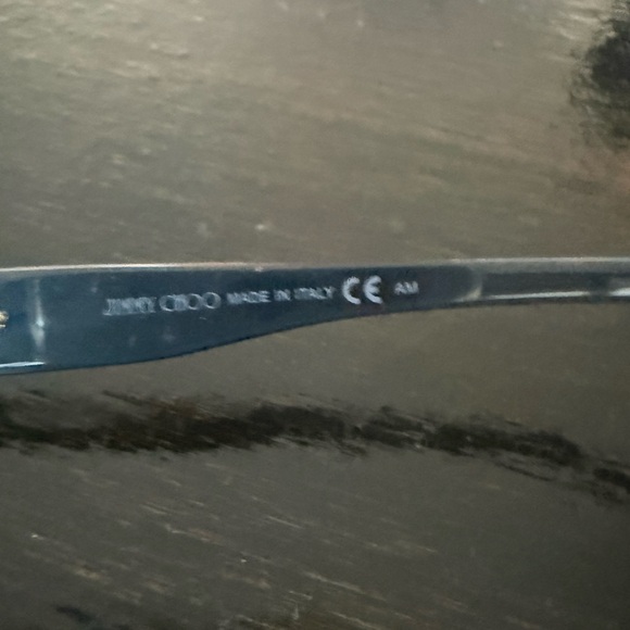 Jimmy Choo Clear Gray Wayfarer Glasses W Crystals❤️❤️❤️❤️ - Picture 4 of 9